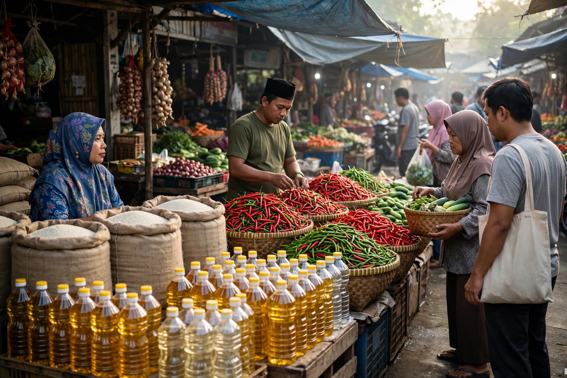Contoh Berita: Harga Bahan Pokok Stabil Jelang Akhir Pekan